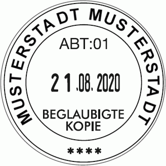 Colop Classic Rundstempel Abdruck