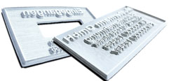 Ersatz-Textplatten fr Alpo Stempel