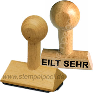 Holzstempel rechteckig