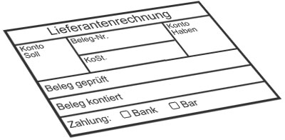 Kontierungs-/Tabellenstempel